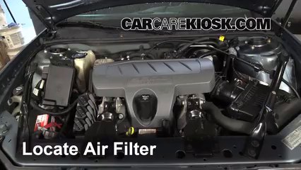 2007 Pontiac Grand Prix 3.8L V6 Air Filter (Engine) Replace